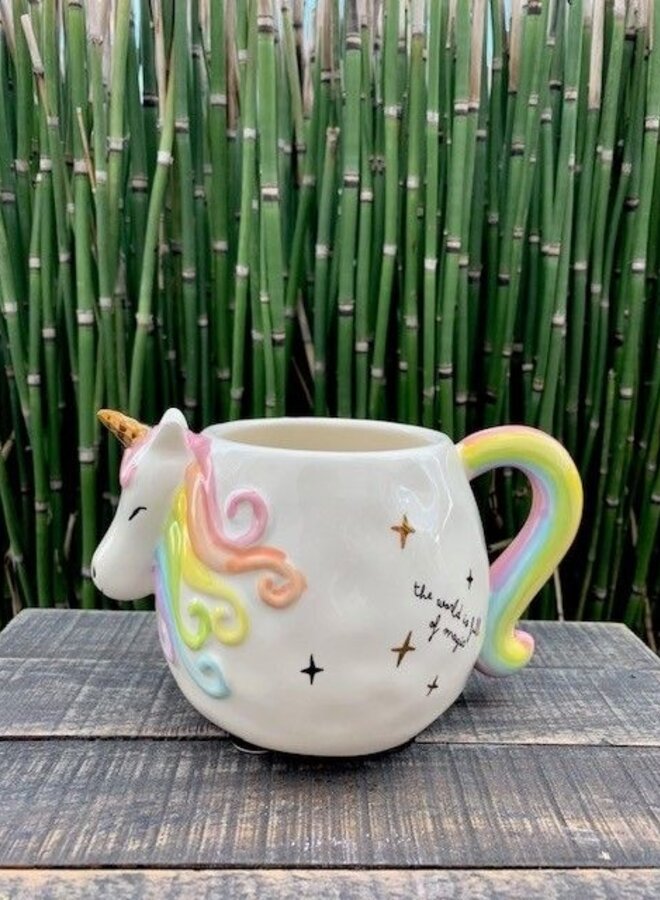 Folk Mug Pastel Unicorn