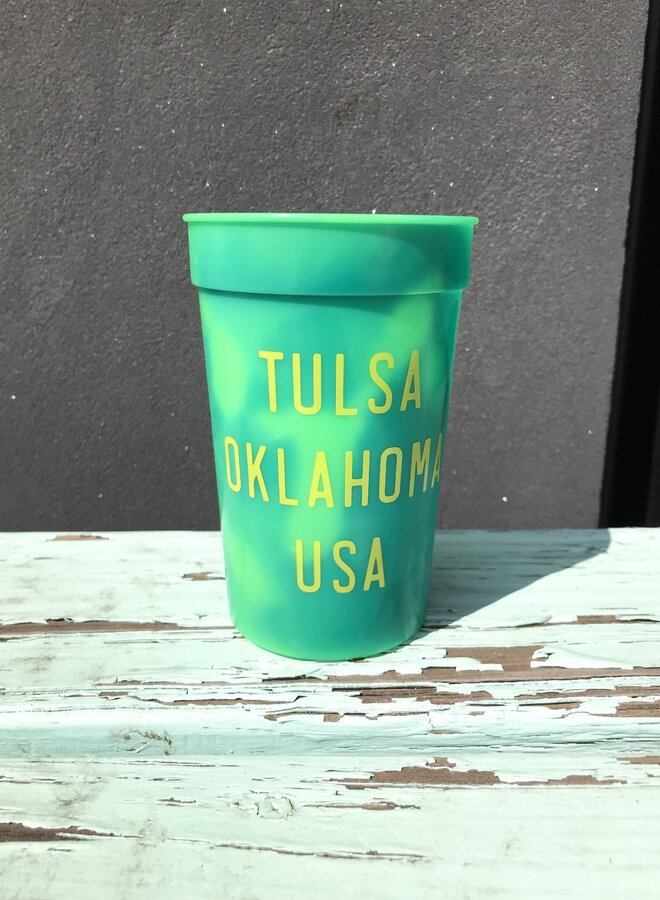 Tulsa USA Color Changing Stadium Cup