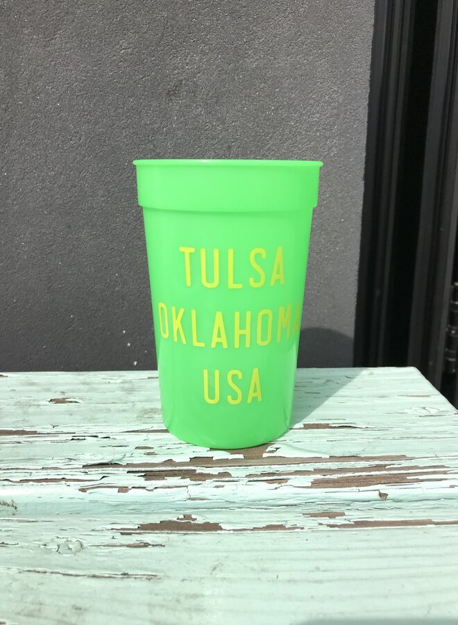 Tulsa USA Color Changing Stadium Cup