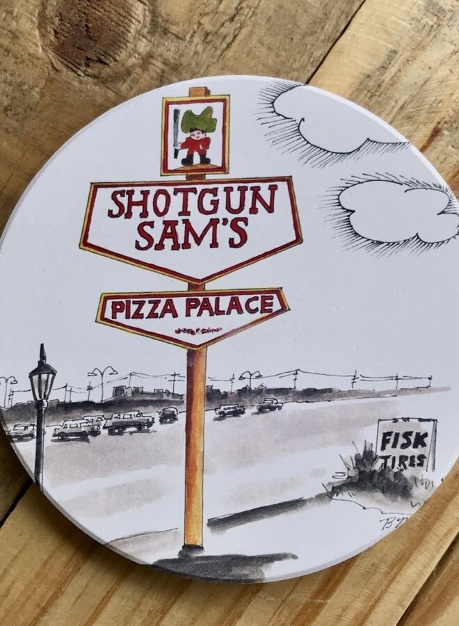 Shotgun Sams Coaster