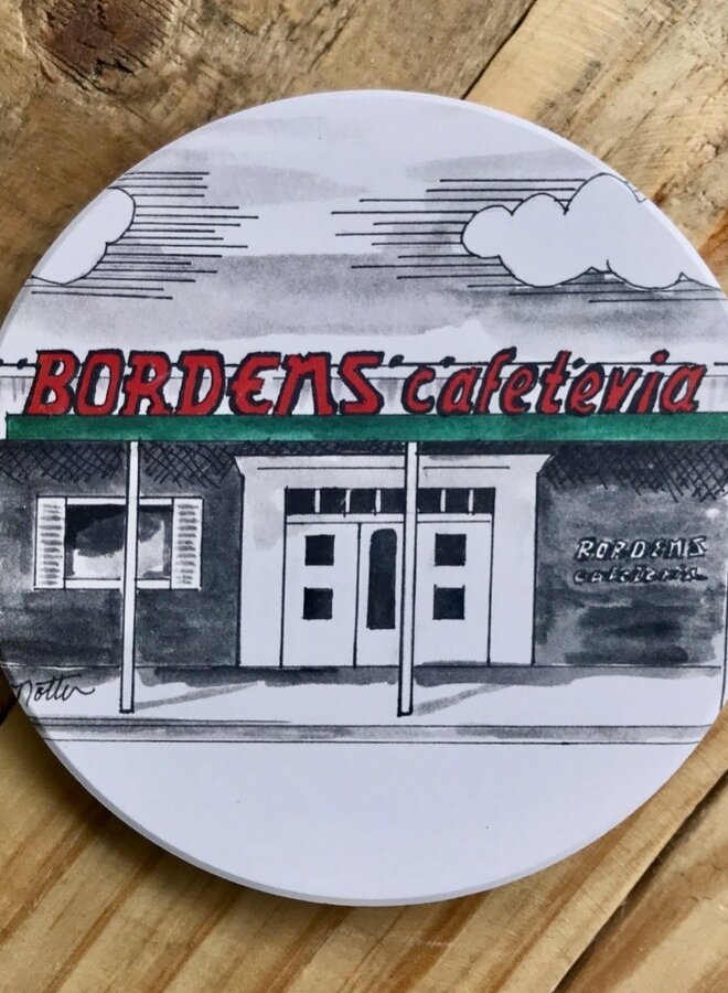 Bordens Cafeteria Coaster