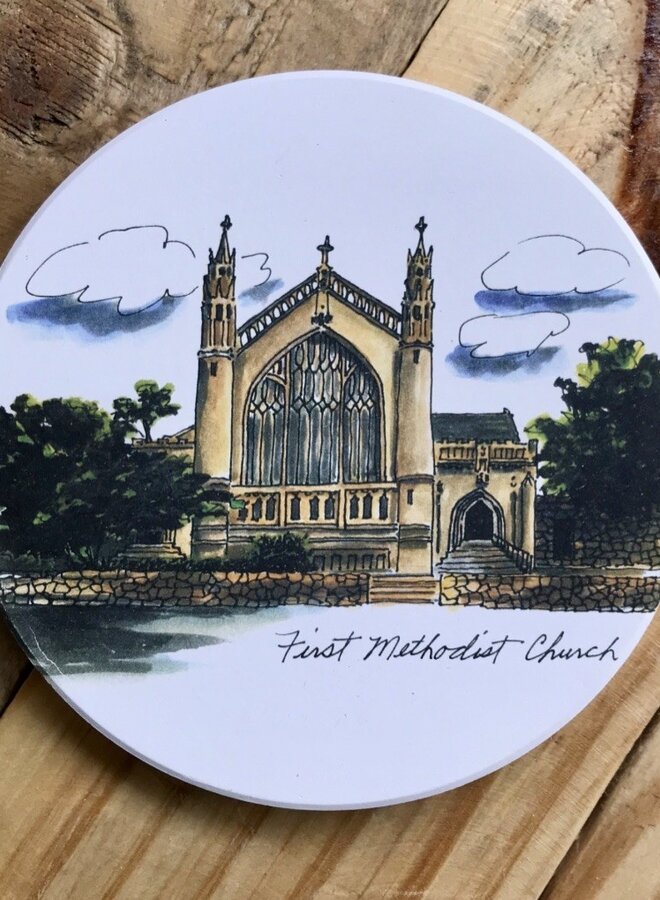 First Methodist Church Coaster