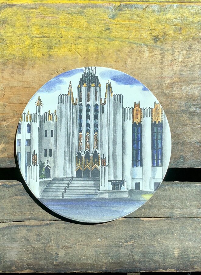 Boston Avenue Church Coaster