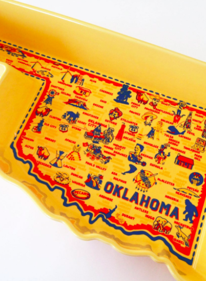 Oklahoma Stoneware Casserole Dish