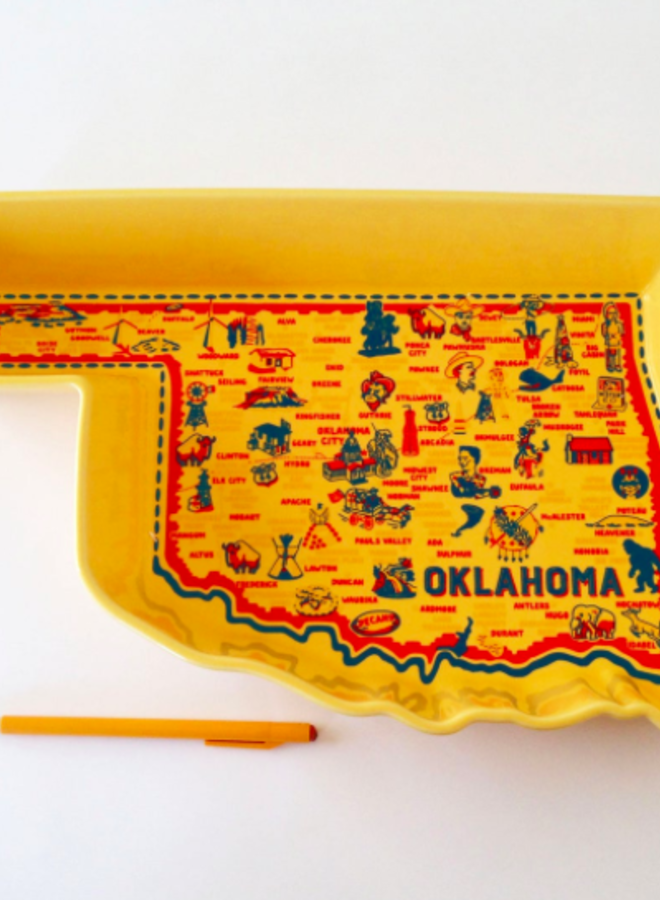 Oklahoma Stoneware Casserole Dish