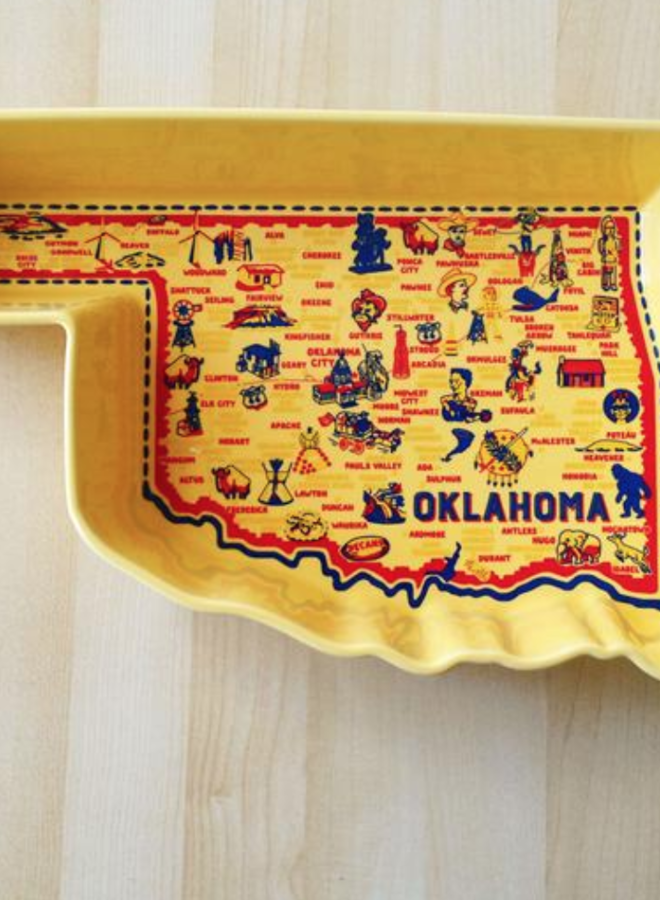 Oklahoma Stoneware Casserole Dish