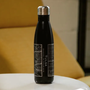 Tulsa Map Insulated Bottle In Matte Black