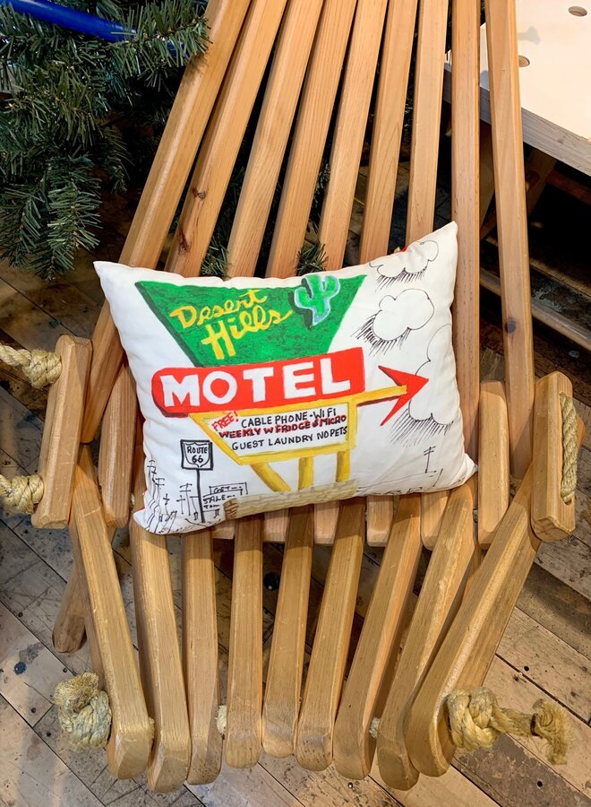 Desert Hills Motel Napper Pillow