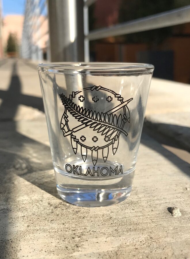 Osage Shield Shot Glass