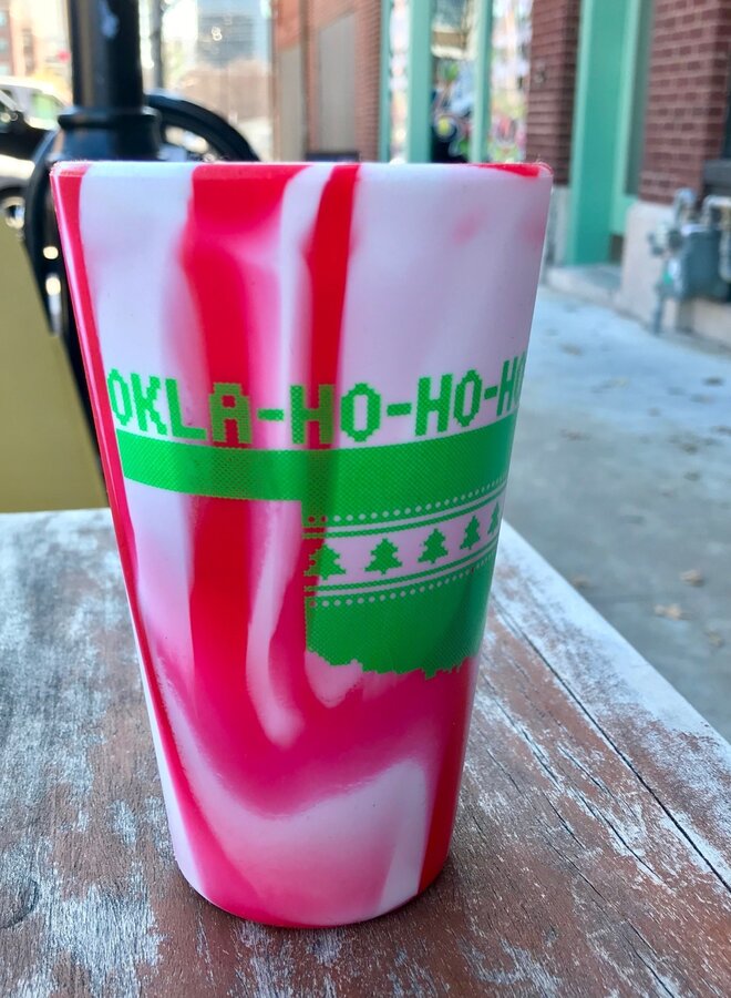 Oklaho-ho-homa Candy Cane Sili Pint