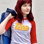 Tulsa Baseball Script Raglan