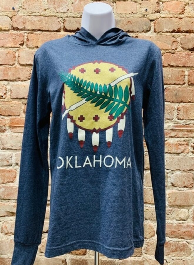 Oklahoma Osage Shield Jersey Long Sleeve Hoodie