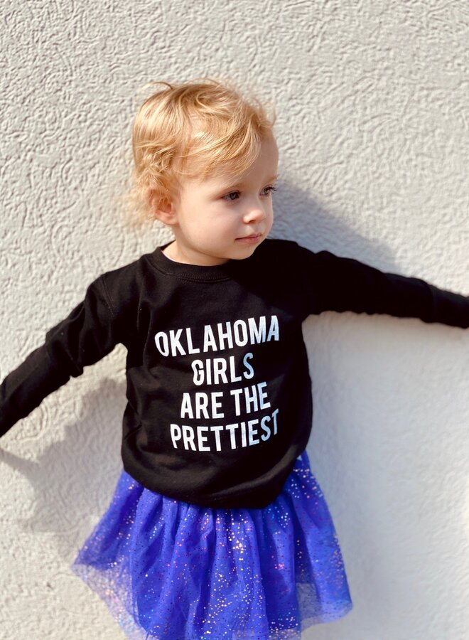 Oklahoma Girls Bold Toddler Sweatshirt