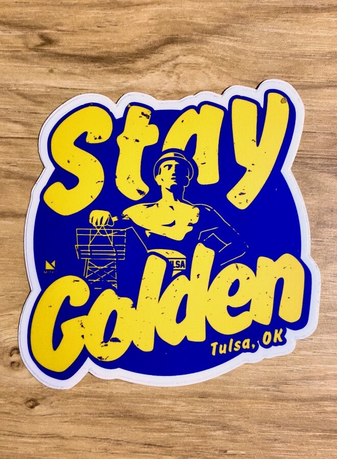 Stay Golden Sticker