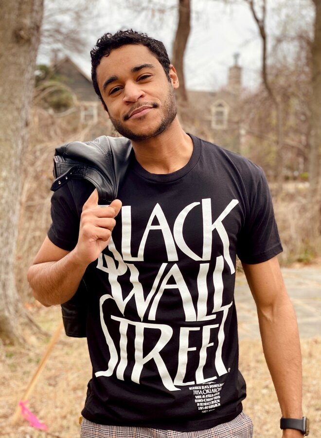 Black Wall Street Adult Tshirt