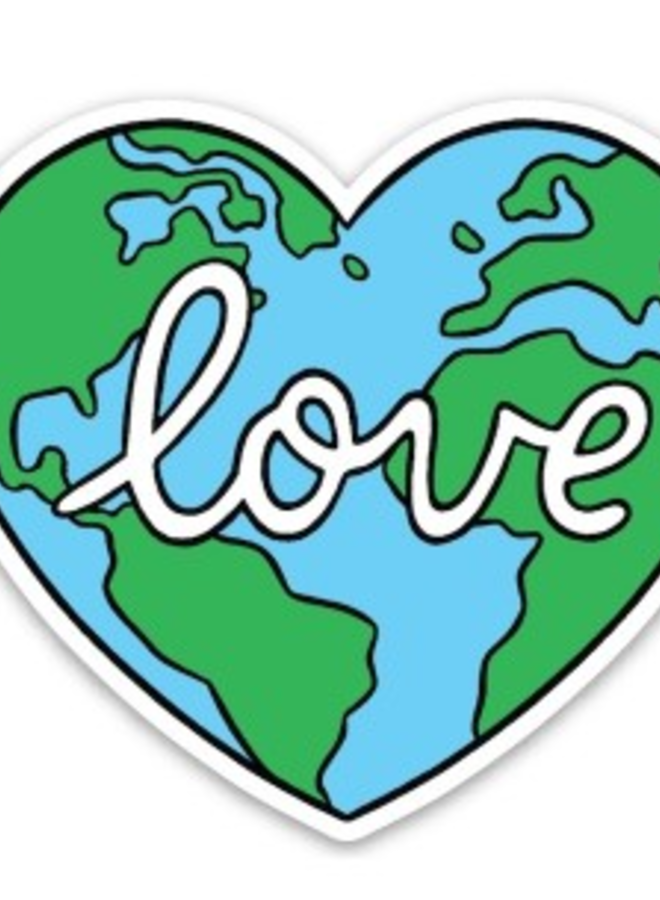 Love Earth Sticker