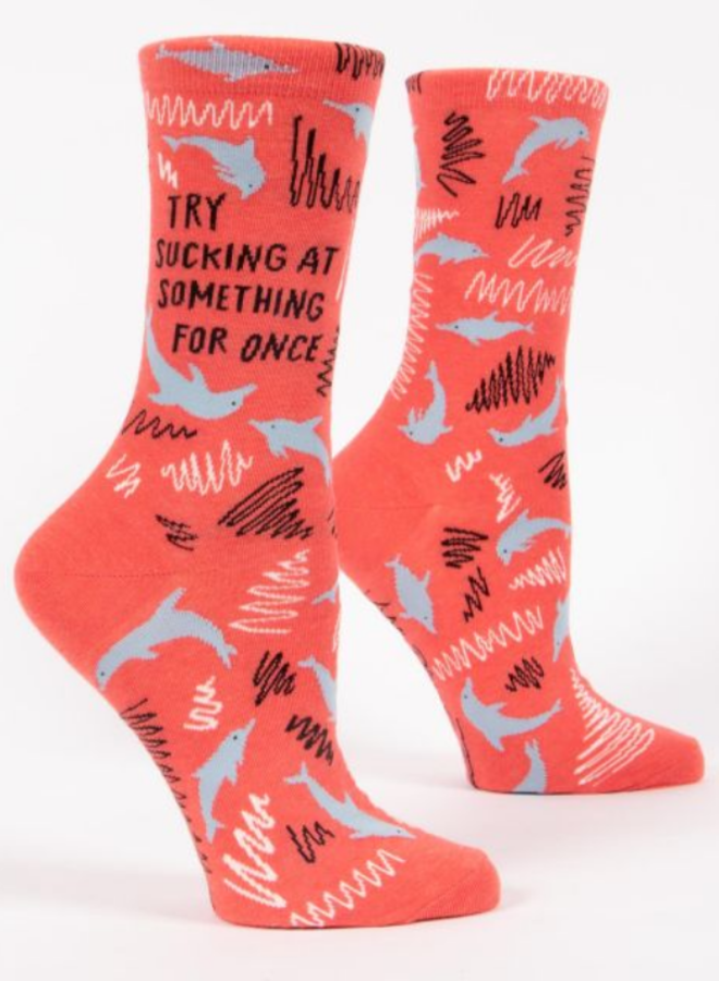 Sucking At Something Crew Socks