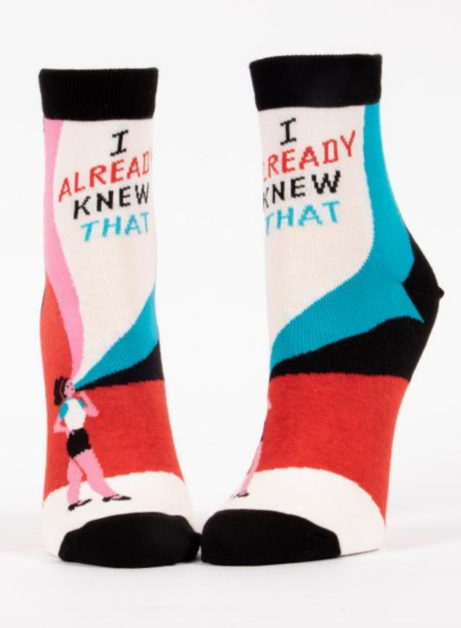 I Already Know That Ankle Socks