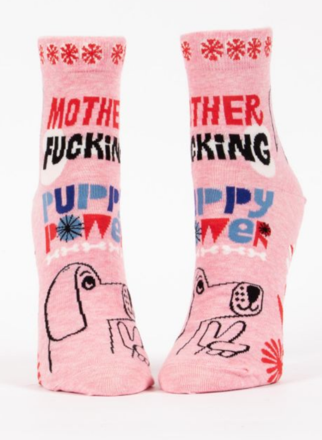 Puppy Power Ankle Socks