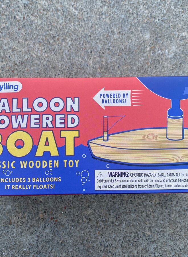 Balloon Powered Boat
