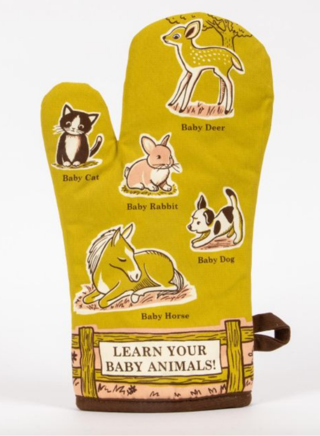 Baby Animals Oven Mitt
