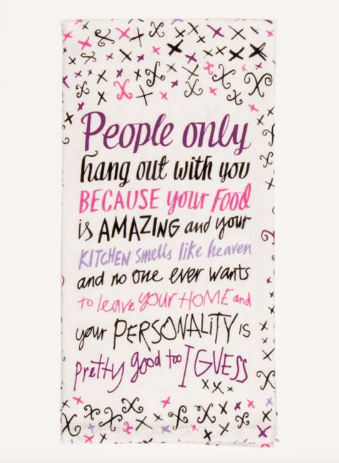 Your Food Is Amazing Dish Towel