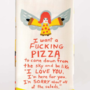 Fucking Pizza Dish Towel