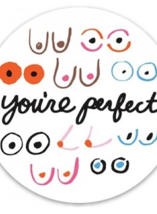 Boobs You're Perfect Sticker