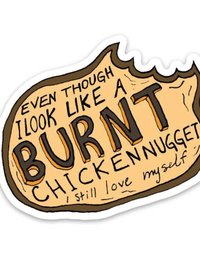 Burnt Chicken Nugget Sticker