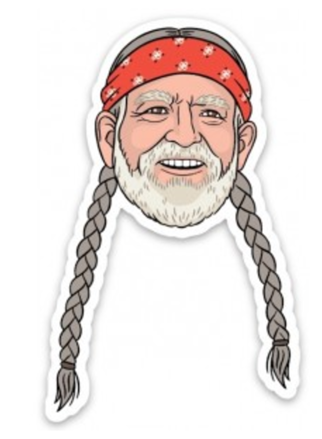 Willie Nelson Sticker