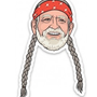 Willie Nelson Sticker
