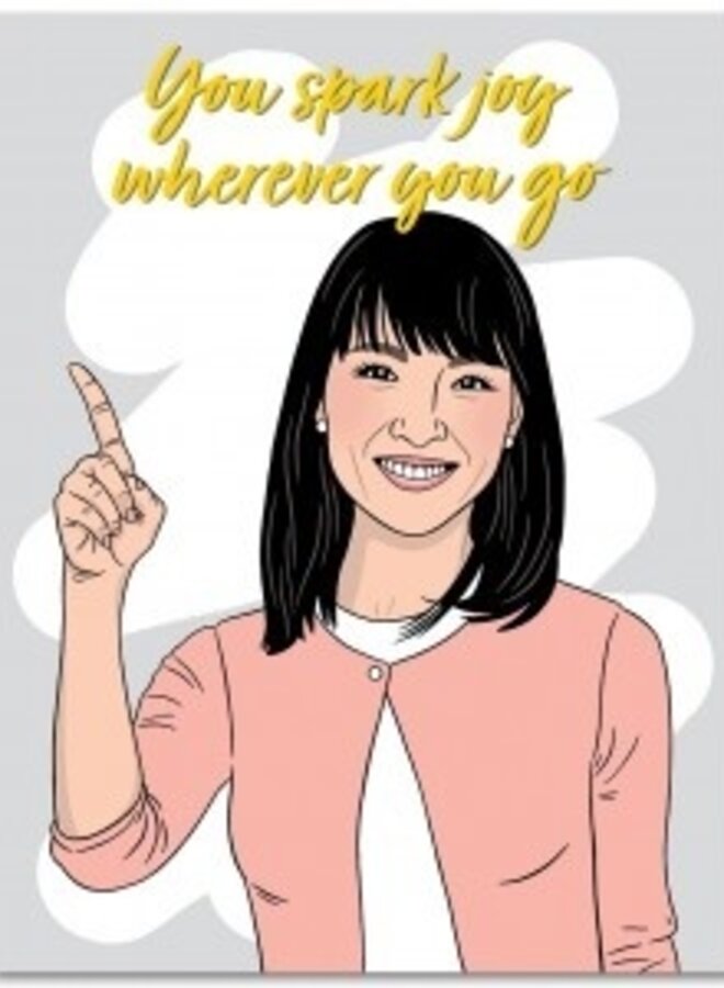 Marie Kondo Spark Joy Card