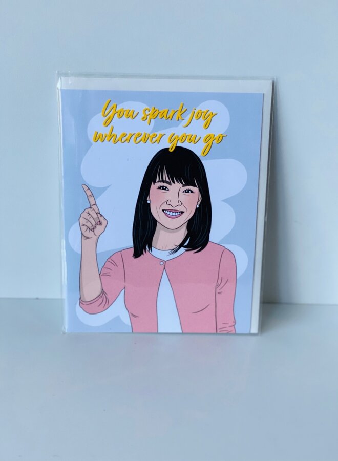 Marie Kondo Spark Joy Card