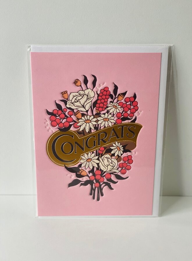Congrats Bouquet Card