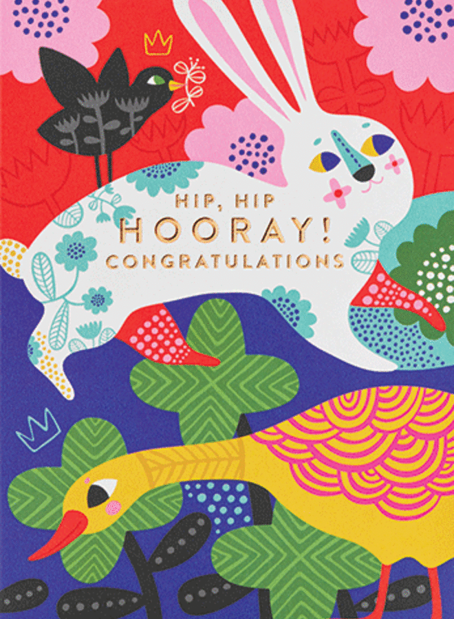 Hip Hip Hooray Card