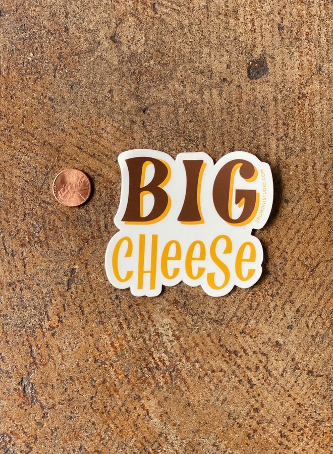 Big Cheese Sticker