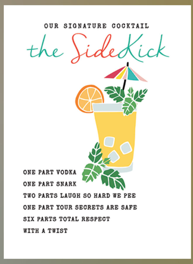 Signature Cocktail Card