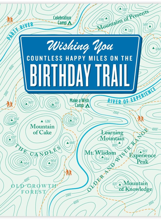 Birthday Trail Card