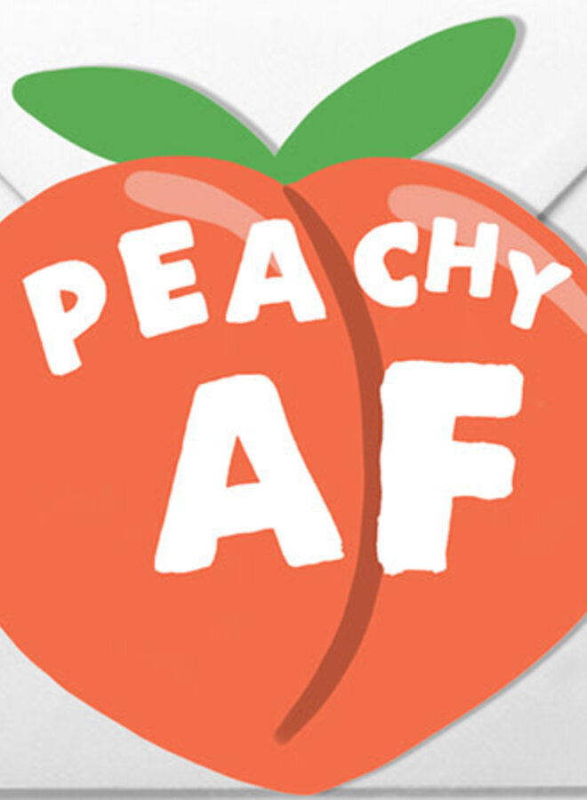 Peachy AF Card