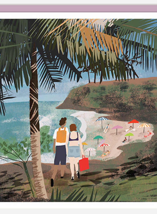 Monoprint - Mallorca Card