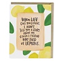 Died Of Lemons Card