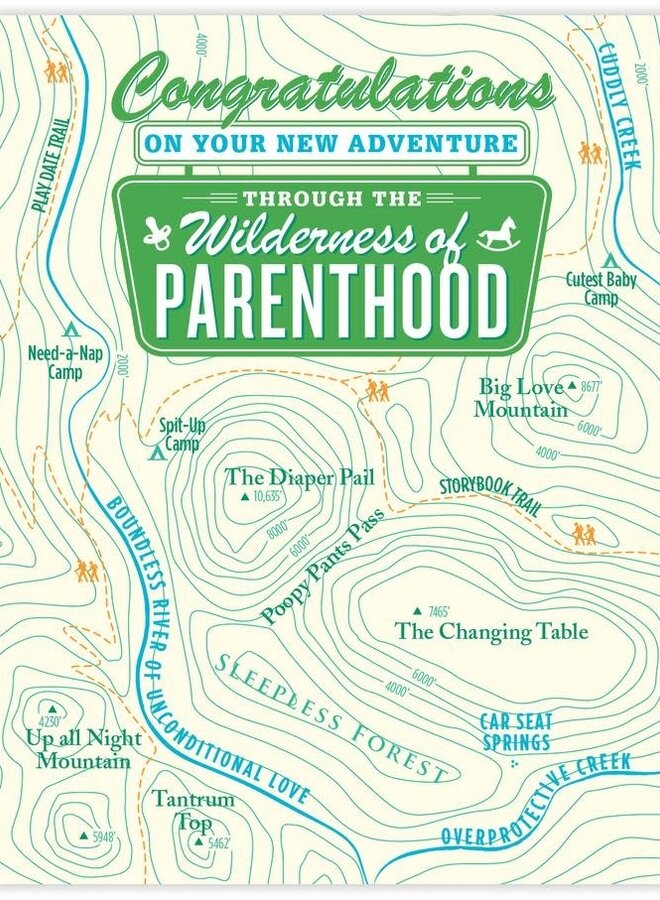 Wilderness of Parenthood Trail Card