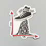 Flatten the Curve Sticker