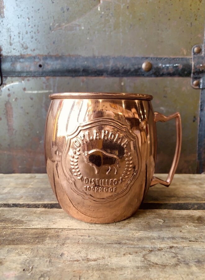 Oklahoma Copper Mule Mug