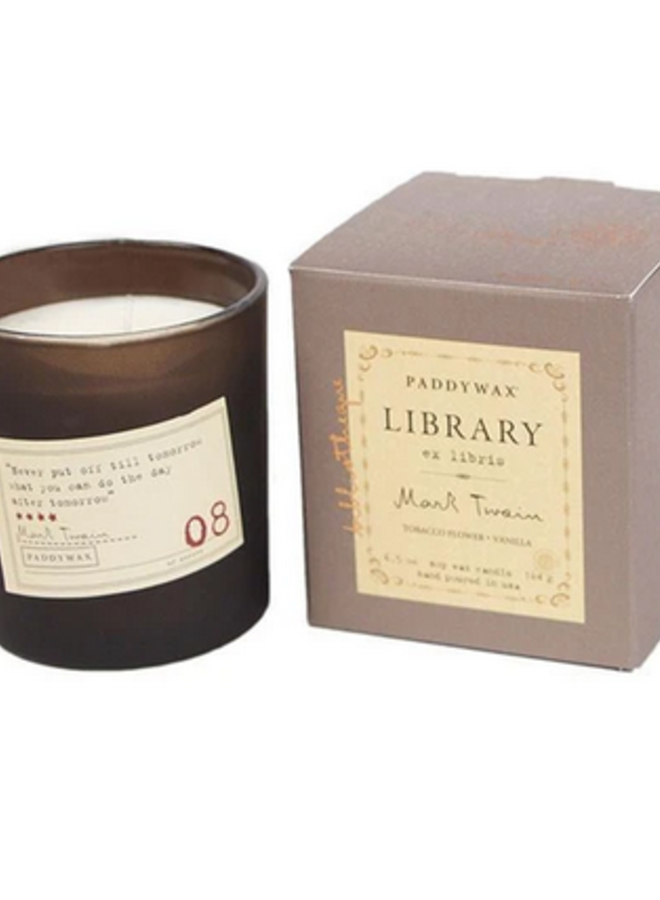 Mark Twain Library Candle