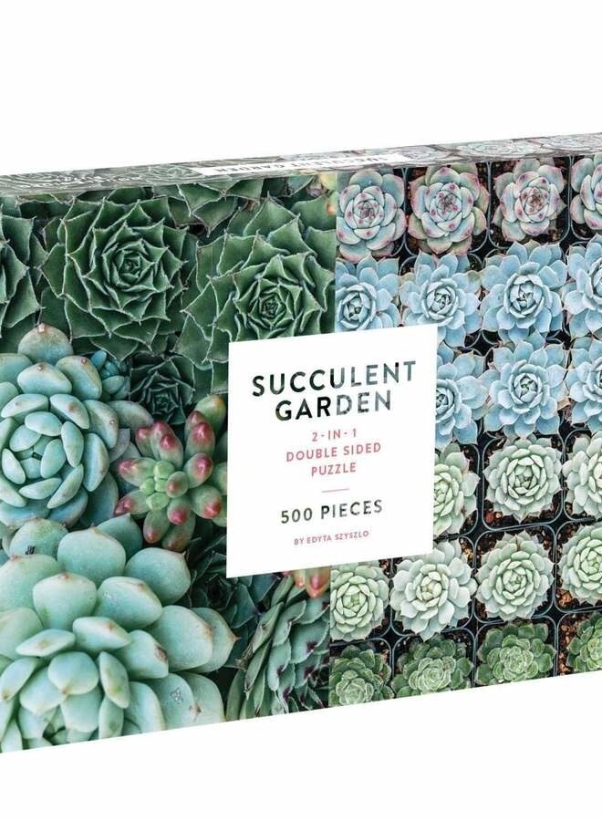 Double-sided Succulent Puzzle 500 pc