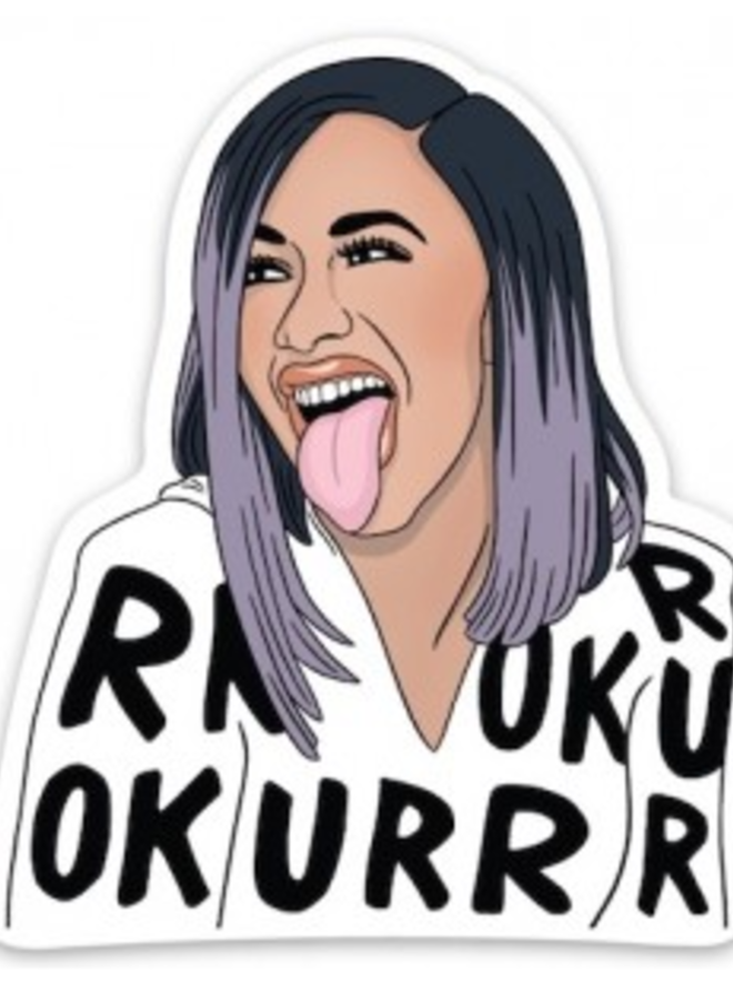 Cardi B Sticker