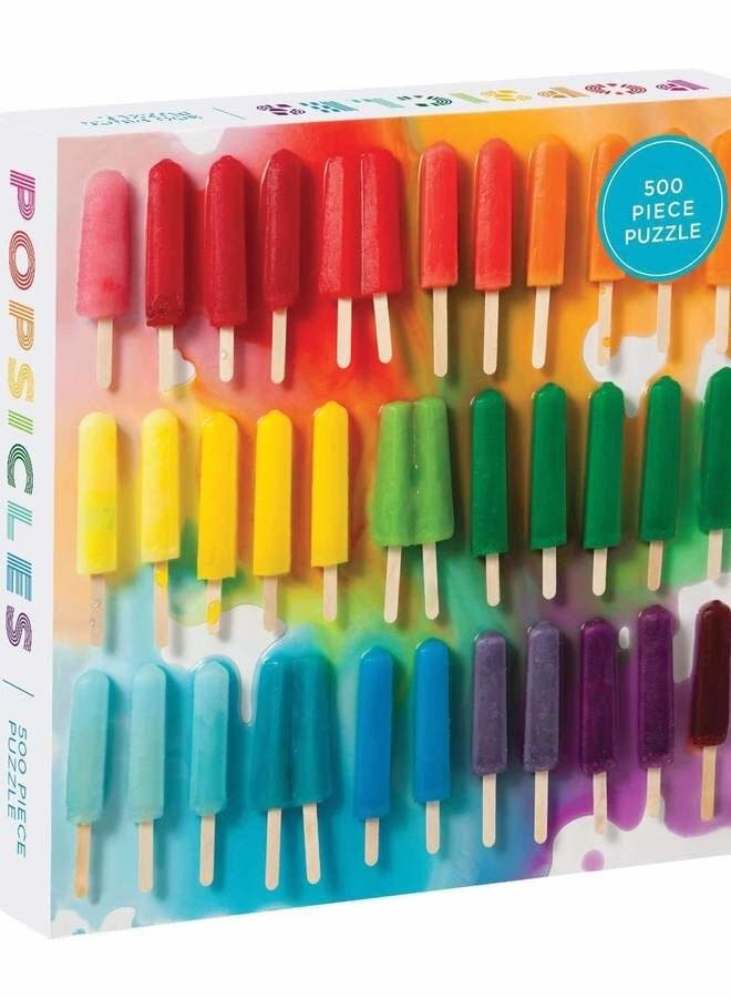 Rainbow Popsicles Puzzle 500 pc