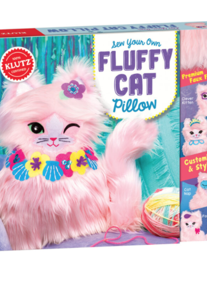 Sew Your Own Fluffy Cat Pillow