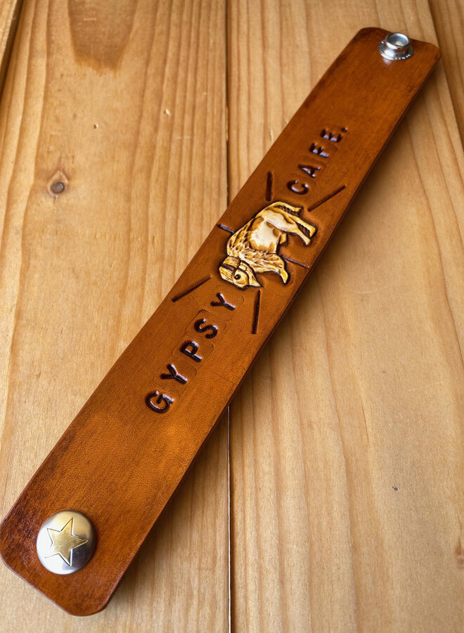 Gypsy Cafe Buffalo Leather Cuff